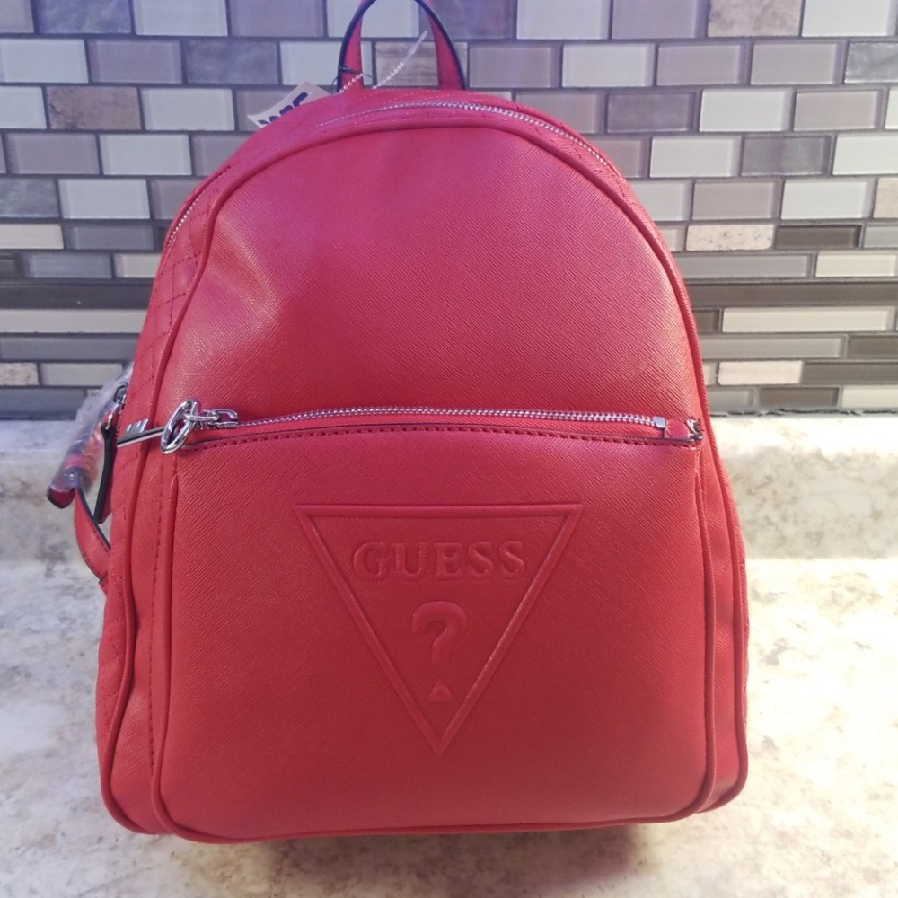 Guess backpack, red. NWT. Price is firm